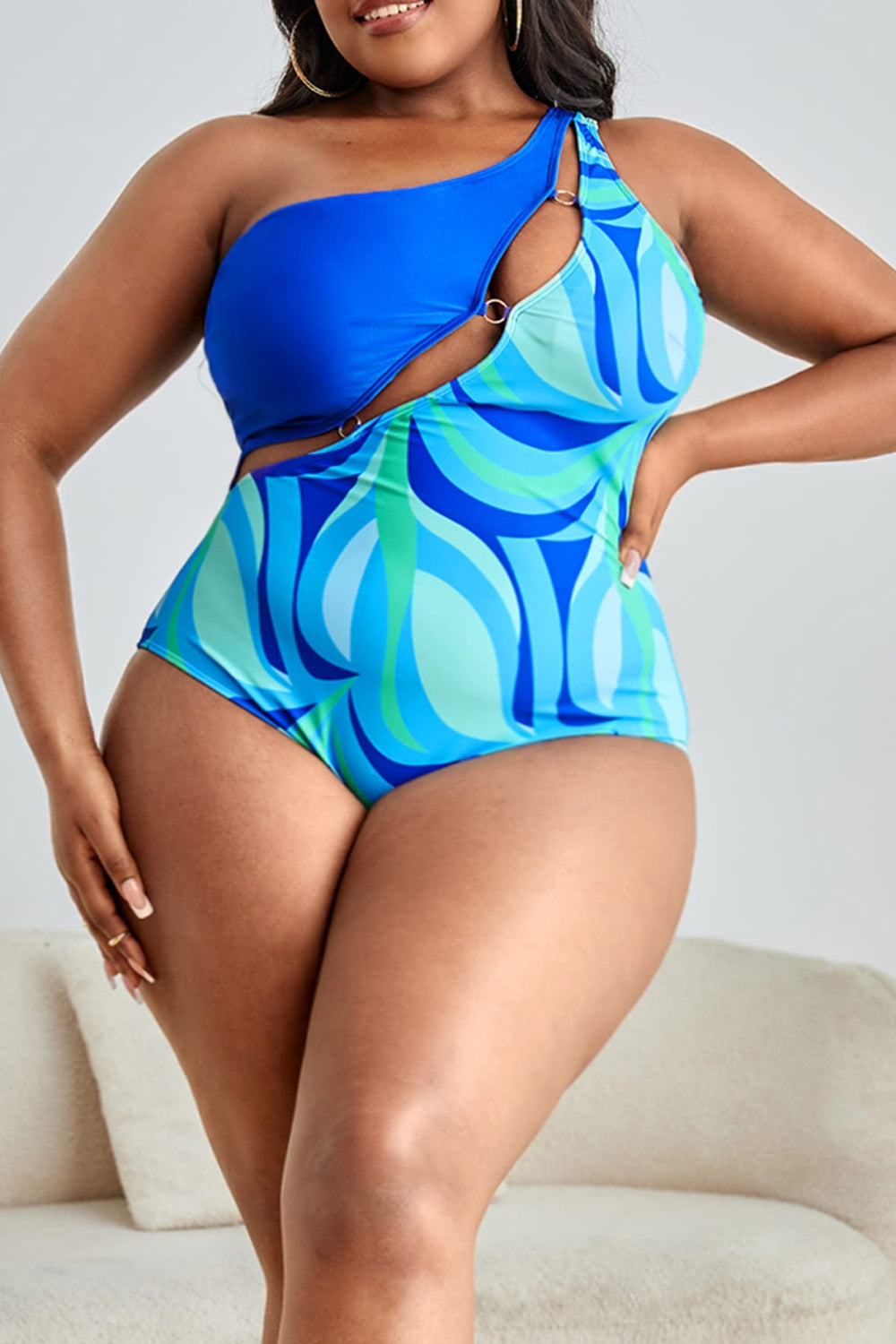 Ring Detailed One-Piece Swimsuit