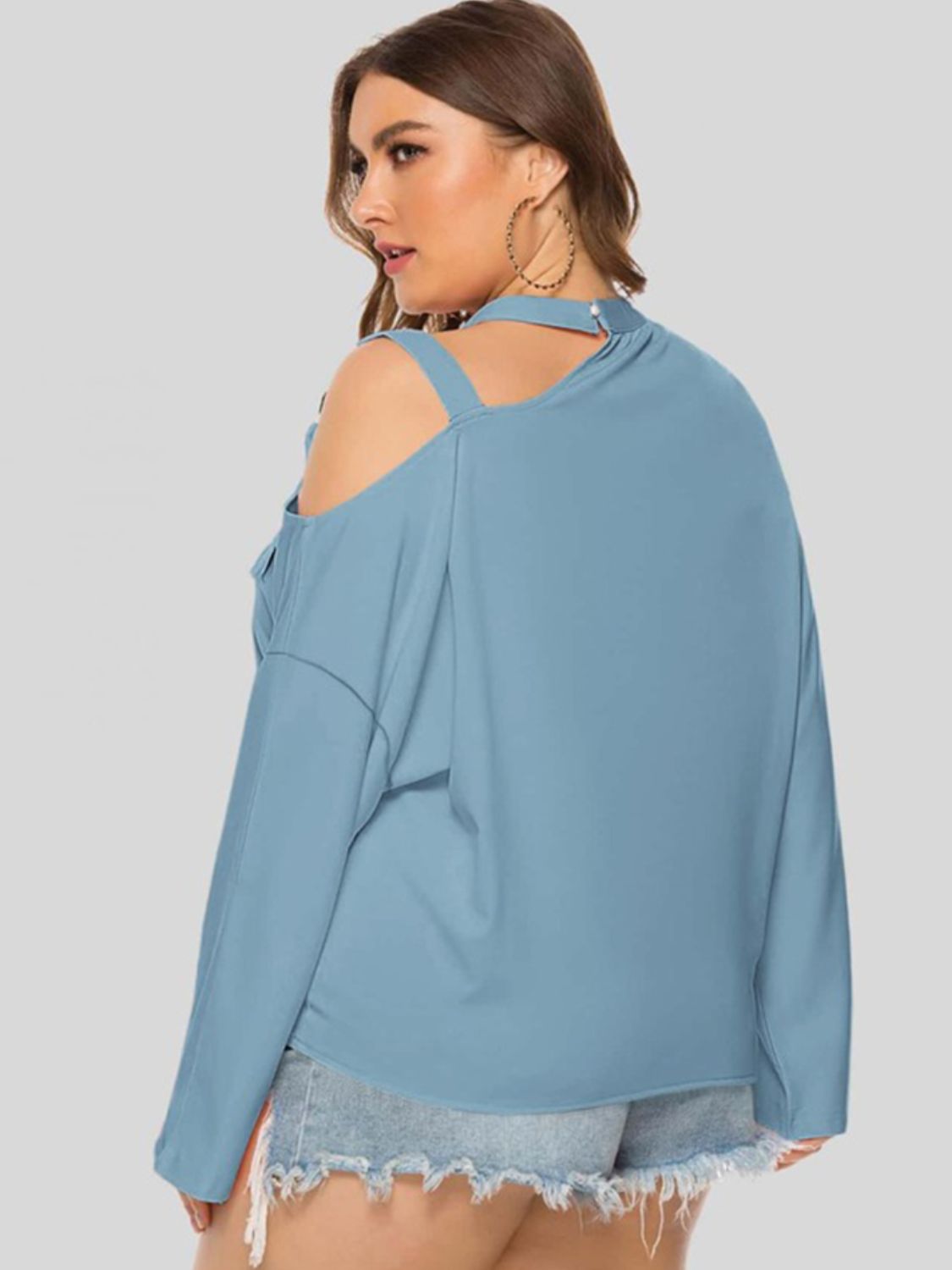 Cold-Shoulder Tie Me Up Top