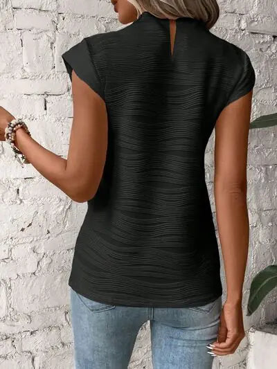 Terri Cap Sleeve Shirt